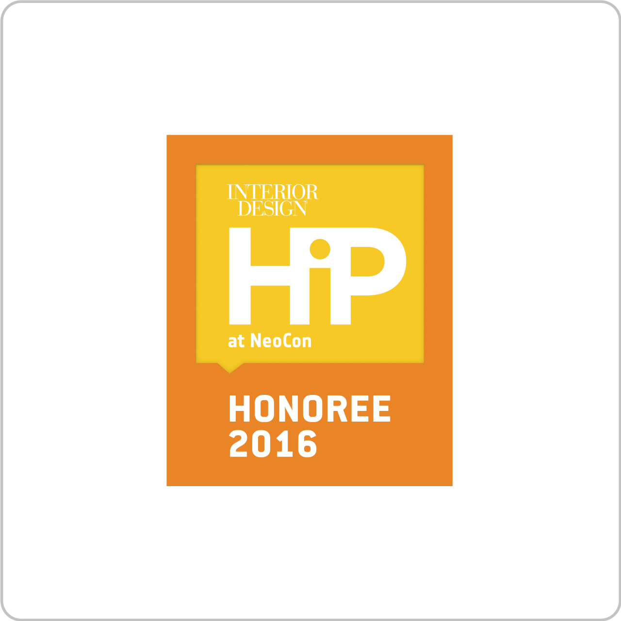 HiP at NeoCon HONOREE 2016