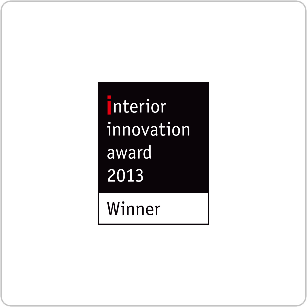 interior innovation award 2013